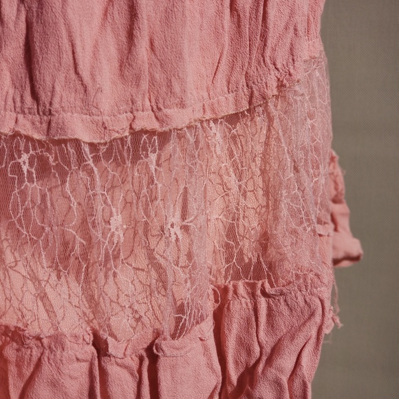 Coral Low Back Dress - Picture 3 of 4